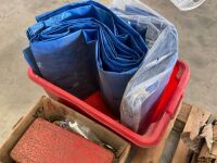 PALLET LOT TO INC. UNUSED H&R SPRINGS, AIR FILTERS, HAND TOOLS, BRUSHES, COVERS ETC.  - 6