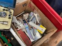 PALLET LOT TO INC. UNUSED H&R SPRINGS, AIR FILTERS, HAND TOOLS, BRUSHES, COVERS ETC.  - 8
