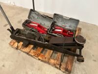 PALLET TO INC. 4No ASSORTED HYDRAULIC TROLLEY JACKS - 2