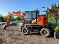 HITACHI ZX135W-7 16 TON RUBBER WHEELED EXCAVATOR - 2