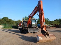HITACHI ZX155W-7 18 TON RUBBER WHEELED EXCAVATOR - 2