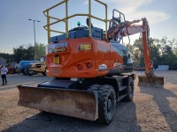 HITACHI ZX155W-7 18 TON RUBBER WHEELED EXCAVATOR - 5