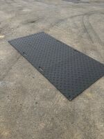 1No. UNUSED 10mm 8ft x 4ft GROUND PROTECTION MAT - 4