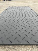 1No. UNUSED 10mm 8ft x 4ft GROUND PROTECTION MAT - 2
