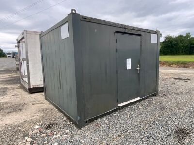 APPROX. 12ft x 8ft ANTI VANDAL SITE HUT