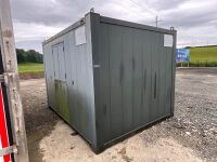 APPROX. 12ft x 8ft ANTI VANDAL SITE HUT - 14