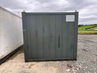 APPROX. 12ft x 8ft ANTI VANDAL SITE HUT - 15
