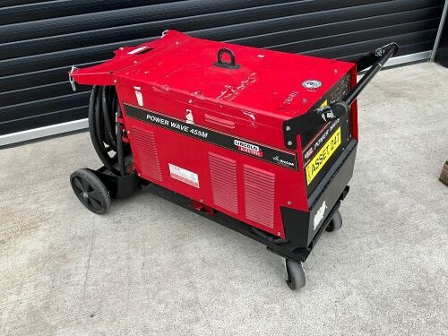 LINCOLN POWER WAVE 455M 3 PHASE WELDER 