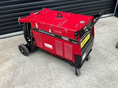 LINCOLN POWER WAVE 455M 3 PHASE WELDER 