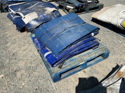 PALLET TO INC. 2No. APPROX. 45ft 4.4m CURTAINS