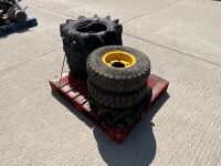 SELECTION OF ASSORTED RIMS & TYRES  - 3