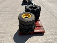 SELECTION OF ASSORTED RIMS & TYRES  - 4