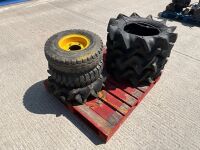 SELECTION OF ASSORTED RIMS & TYRES  - 5