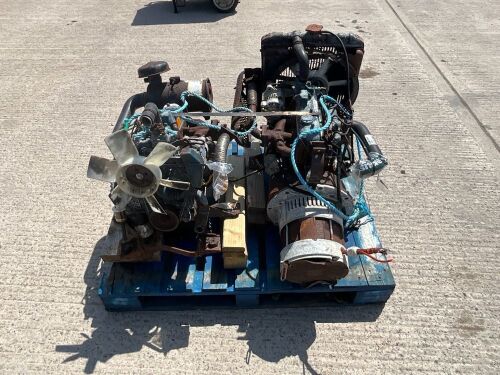 PALLET TO INC. 2No. KUBOTA 1105 25HP DIESEL ENGINES
