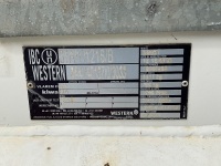 APPROX. 2000lt WESTERN SINGLE AXLE BUNDED METAL FUEL BOWSER - 11