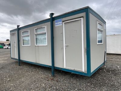 APPROX. 22ft x 9ft STEEL CLAD 2 OFFICE