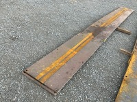 2No. APPROX 6m x 600mm x 12mm HARDOX STEEL PLATE