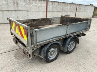 IFOR WILLIAMS APPROX 8ft 6" x 5ft TWIN AXLE 2700KGS TIPPING TRAILER - 8