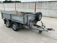 IFOR WILLIAMS APPROX 8ft 6" x 5ft TWIN AXLE 2700KGS TIPPING TRAILER