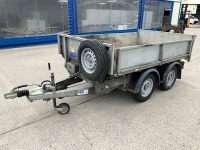 IFOR WILLIAMS APPROX 8ft 6" x 5ft TWIN AXLE 2700KGS TIPPING TRAILER - 3