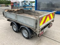 IFOR WILLIAMS APPROX 8ft 6" x 5ft TWIN AXLE 2700KGS TIPPING TRAILER - 5