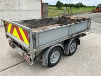 IFOR WILLIAMS APPROX 8ft 6" x 5ft TWIN AXLE 2700KGS TIPPING TRAILER - 8