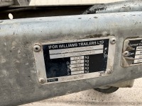 IFOR WILLIAMS APPROX 8ft 6" x 5ft TWIN AXLE 2700KGS TIPPING TRAILER - 12