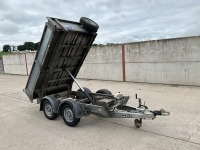 IFOR WILLIAMS APPROX 8ft 6" x 5ft TWIN AXLE 2700KGS TIPPING TRAILER - 14