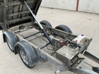 IFOR WILLIAMS APPROX 8ft 6" x 5ft TWIN AXLE 2700KGS TIPPING TRAILER - 15
