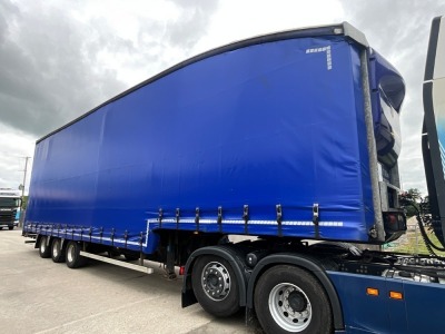 CARTWRIGHT 45ft TRI AXLE DOUBLE DECKER CURTAINSIDER ON AIR