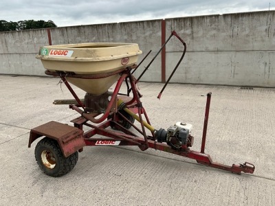 VICON LOGIC SINGLE AXLE PETROL FERTILISER SOWER TO SUIT QUAD
