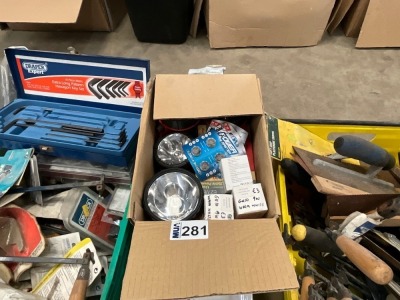 BOX LOT TO INC. TORCHES, BULBS & BATTERIES