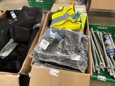 BOX LOT TO INC. ASSORTED WORKWEAR