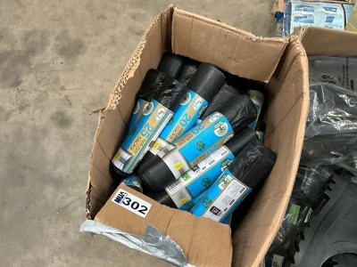 BOX LOT TO INC. LARGE SELECTION OF BIN LINERS