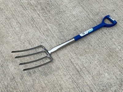 UNUSED SILVERLINE GARDEN FORK