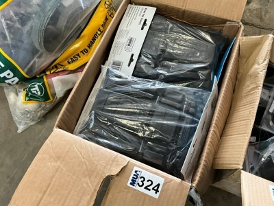 BOX LOT TO INC. UNUSED KNEE PAD INSERTS