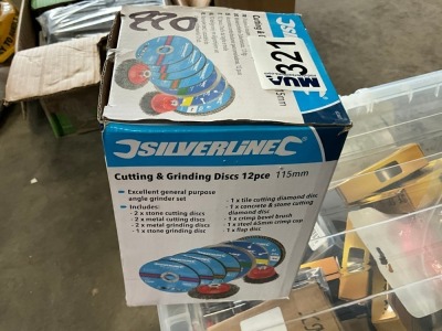 UNUSED SILVERLINE GRINDING DISCS
