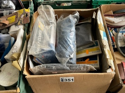 BOX LOT TO INC. FAULT CODE READER, TOOL BAGS