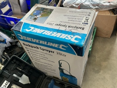 UNUSED SILVERLINE 20L BACK PACK SPRAYER