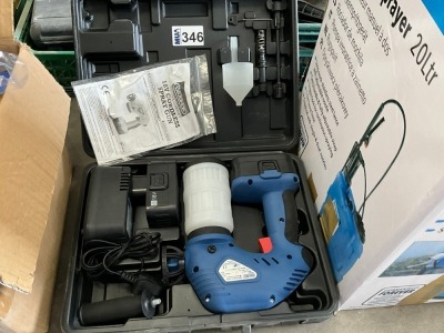 UNUSED DRAPER CORDLESS SPRAY GUN