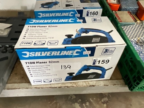UNUSED SILVERLINE 240V PLANER