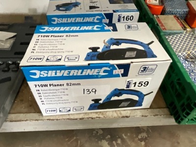 UNUSED SILVERLINE 240V PLANER