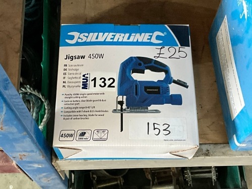 UNUSED SILVERLINE 240V JIGSAW