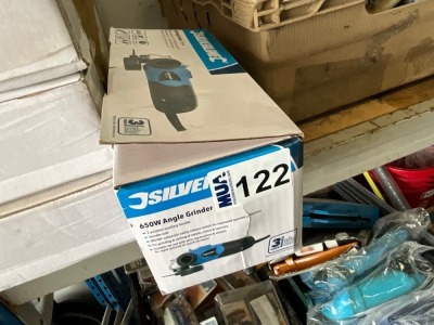 UNUSED SILVERLINE 240V 115MM GRINDER