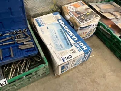 UNUSED 240V DRAPER HOT LAMINATOR