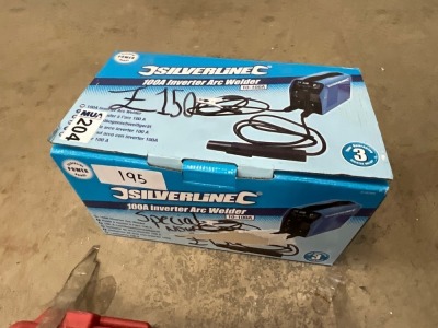UNUSED SILVERLINE 100A INVERTER ARC WELDER