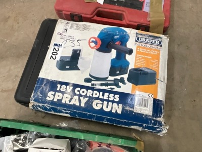UNUSED 18V CORDLESS SPRAY GUN