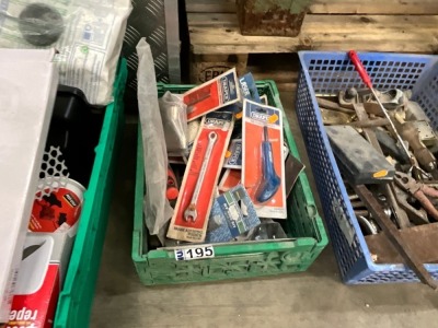 LOT BUNDLE TO INC. SPANNERS & MISC TOOLS