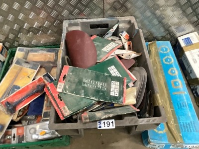 LOT BUNDLE TO INC. ASSORTED SAND PAPER