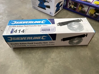 UNUSED SILVERLINE FLUID TRANSFER GUN